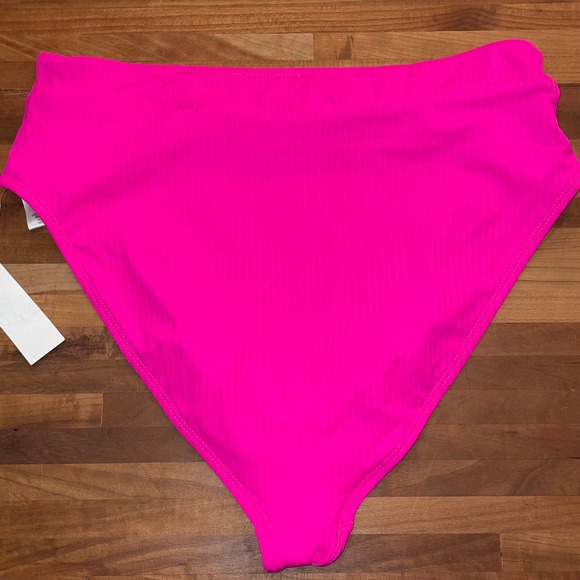 California waves 3 piece bikini set, pink/ purple large - Picture 3 of 12